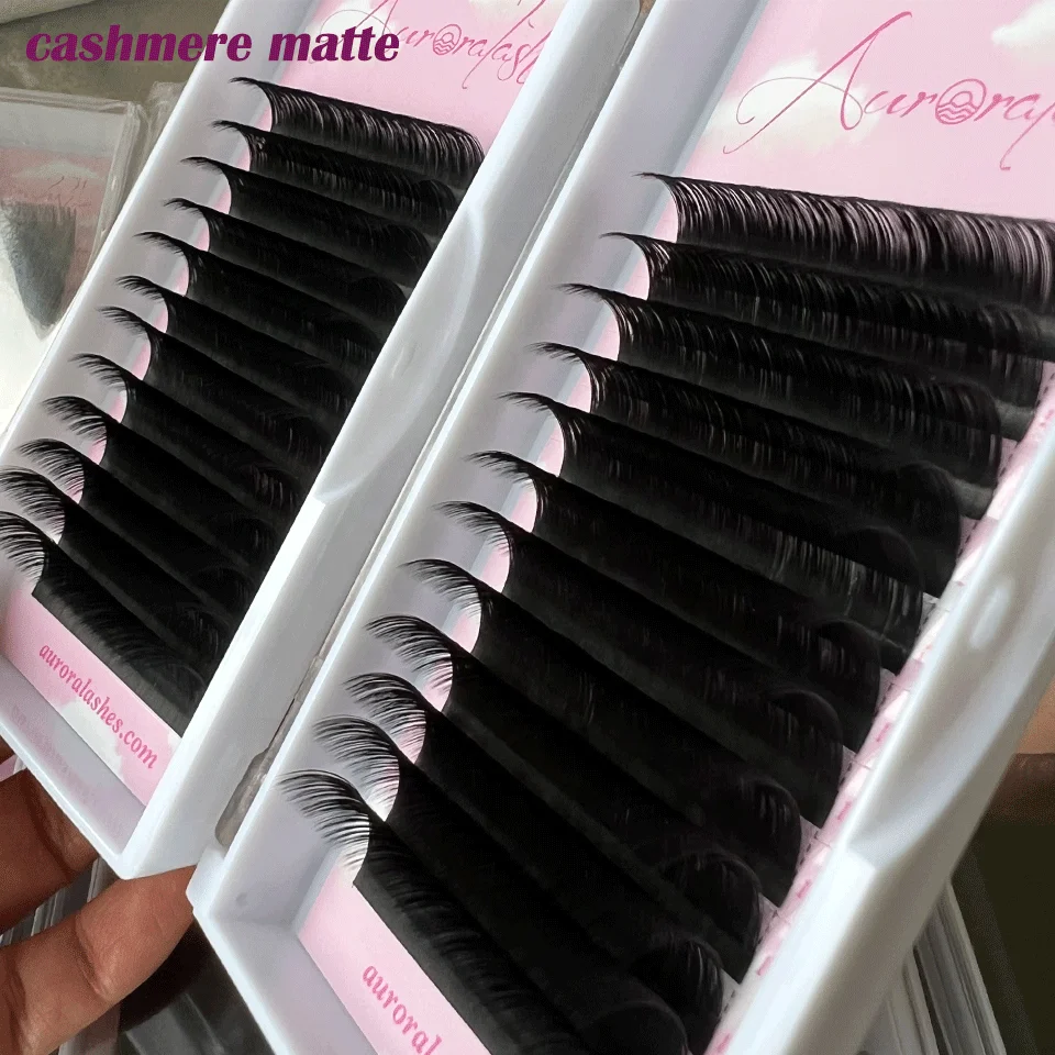 Soft Handmade Eyelashes Mink Fur Eyelashes Individual Lashes Velvet J B C Cc D Dd L Lc Ld M Curl Volume Eyelash