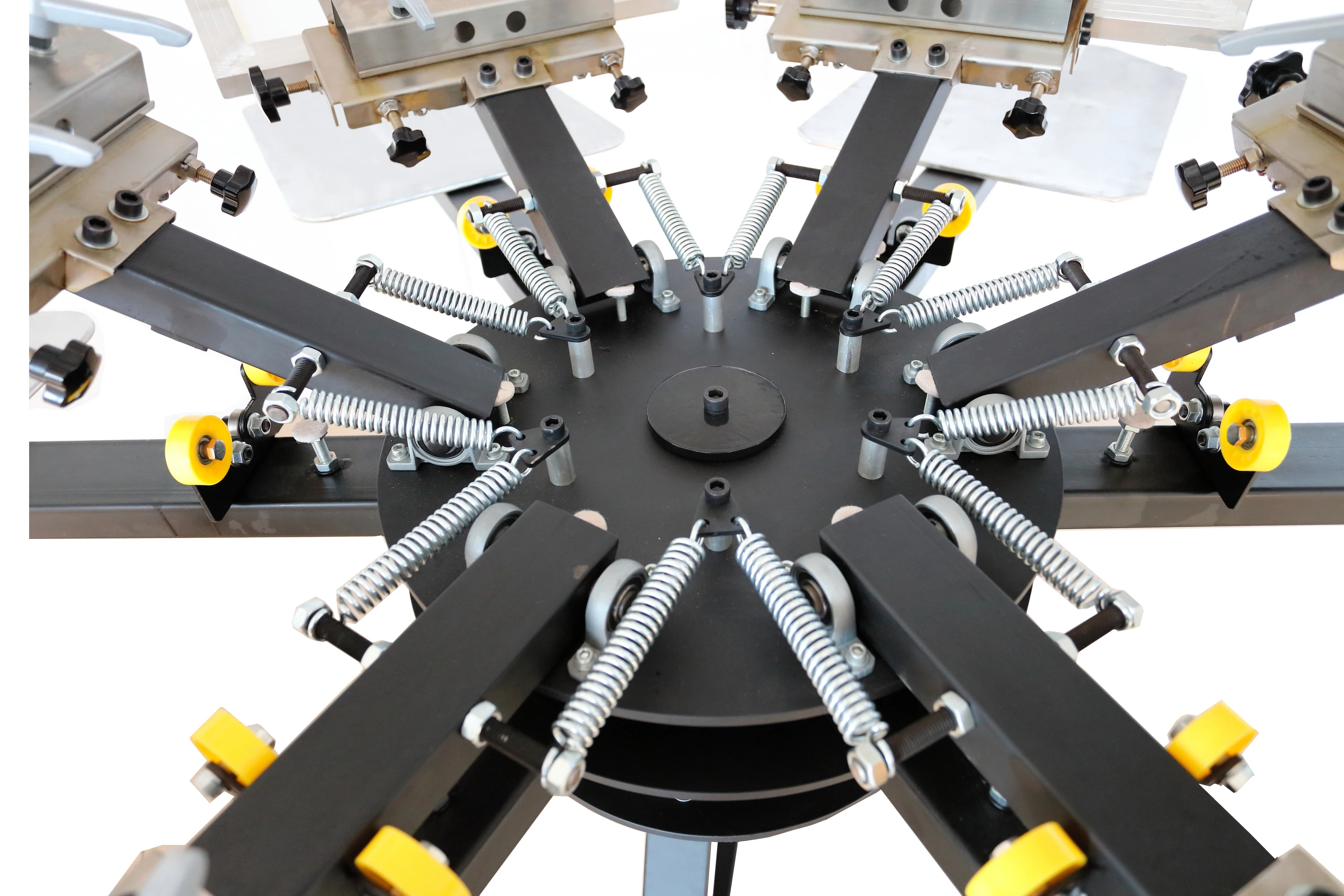 multicolor automatic efficient rotary high precision flat screen printing machine manual 6 color screen printer serigrafia