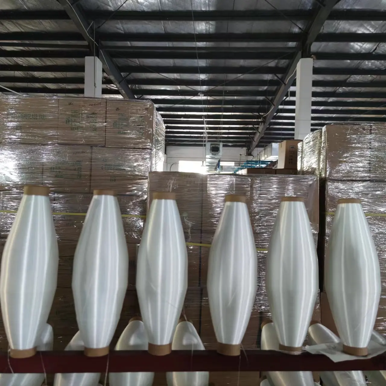 150 225 450 Paraffin or Silane Coated Heat Insulation Materials Fiberglass Yarn