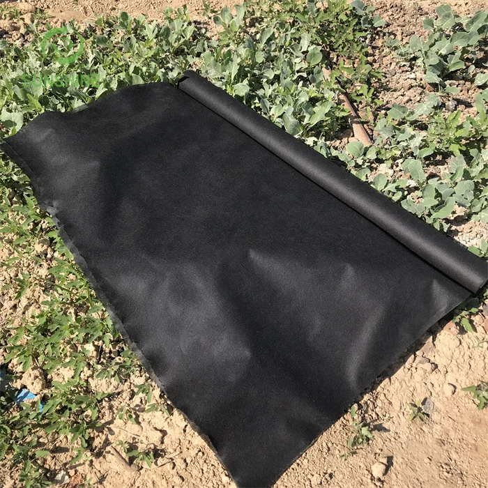 Weed control barrier mat in roll fabric / landscape ground cover / PP spunbond nonwoven agriculture fabric