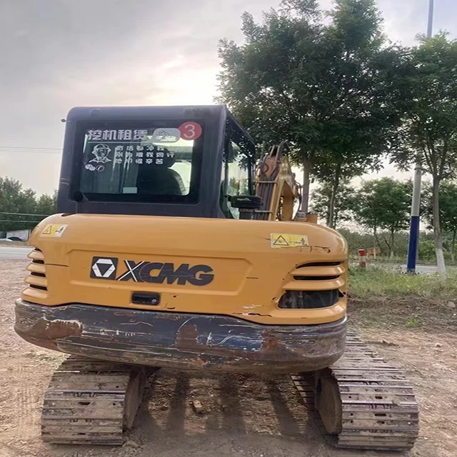 Hot Sale Cheap Price XCMG XE60DA XE75DA Used Mini Excavator 5 Ton 6 Ton Hydraulic Digger Mini Crawler Excavators Machine Loader