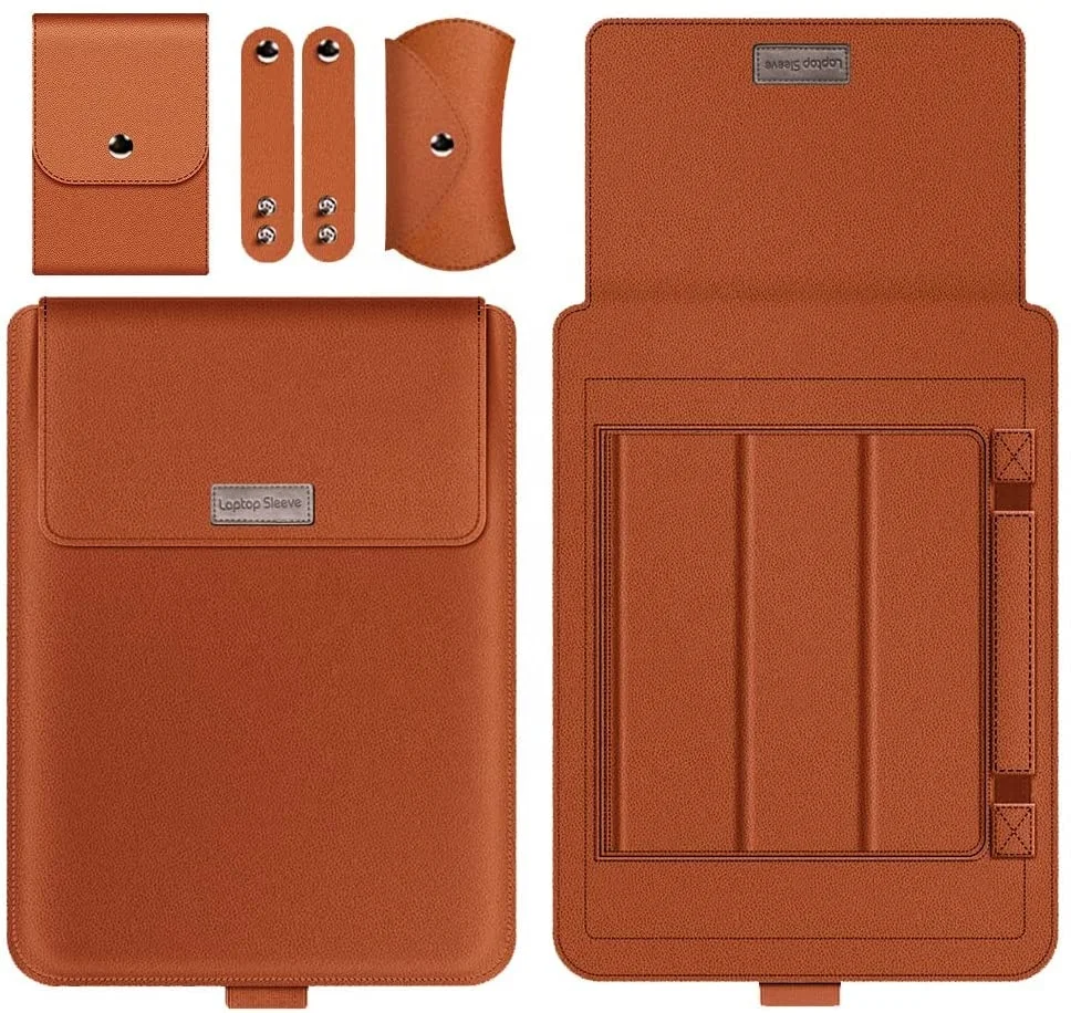 13 Inch Laptop Sleeve Bag with Stand Function,GOLP Compatible with 13.3 for MacBook Air/Pro 13.5 Microsoft Surface Book