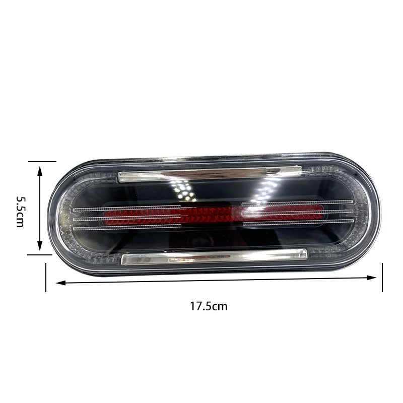 Motorcycle LED taillight with Turn Signal Light Running light and Stoplight 12V External waterproof taillight