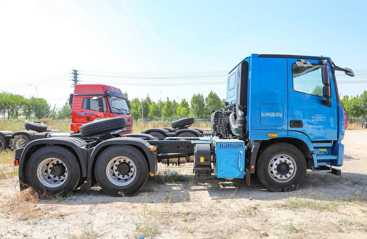 Manufacturing price China made Foton GTL truck 6*4 440hp tractor truck heavy truck trailer head for sale