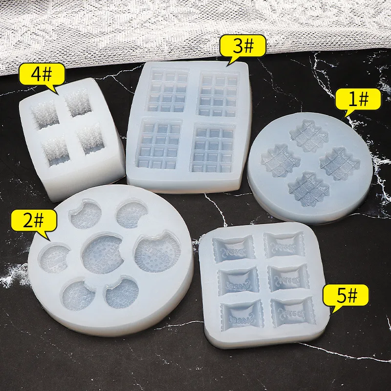Chocolate shaped cake decoration mold sugar turned waffle wafer biscuit candy silicone mold