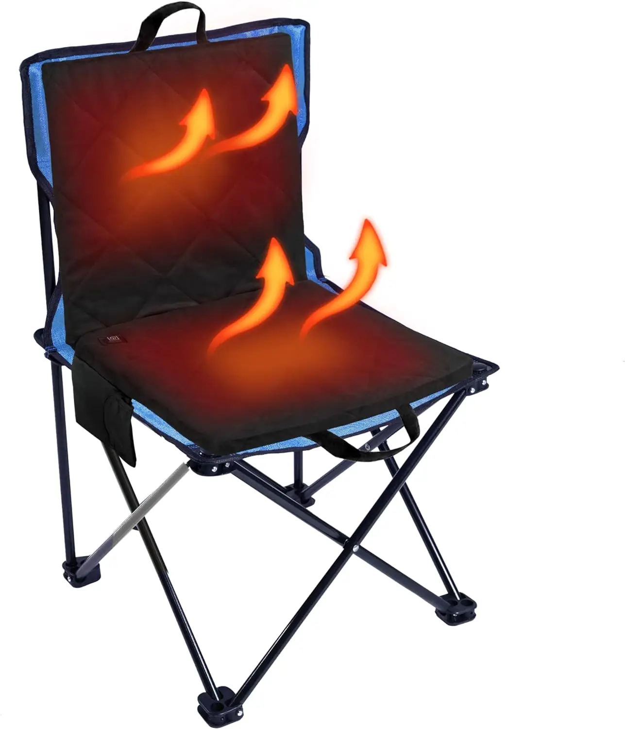 Outdoor Portable Foldable 3 Levels Heating Seat Pad USB Powered Heated Stadium Seat Cushion for Bleachers