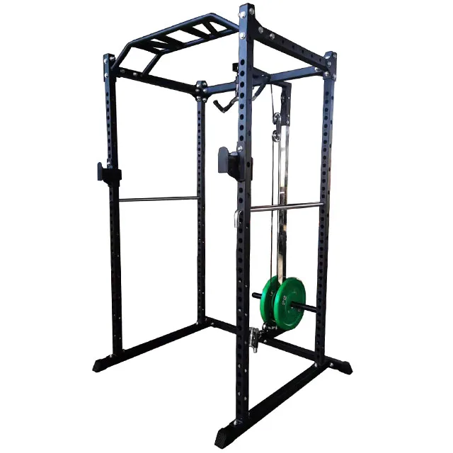 Commercial power squat rack Plate Loaded Adjustable Cable Crossover multi power rack gym soporte para sentadillas