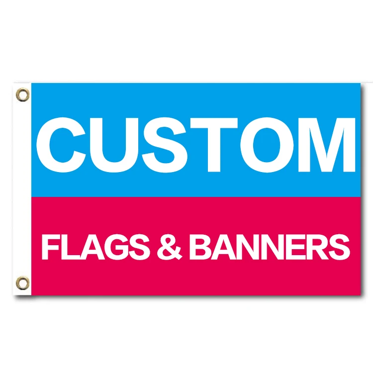 Manufacturers Custom Outdoor 3X5Ft Double Sided Flag All Countries Sports Sublimation Polyester Flags