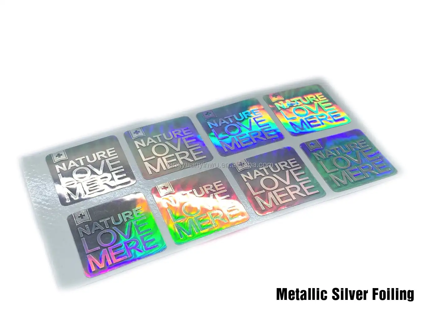 Serial number QR code Security 3d Holographic Logo Label Custom Laser Hologram Sticker