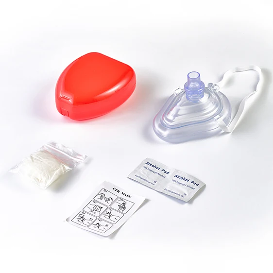 Xiamen Winner portable CPR one-way valve Rescue mask Latex Free high quality customize for emergency use and teaching