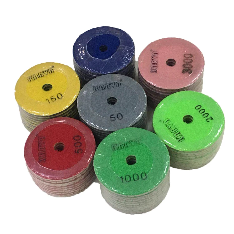3 inch Diamond Wet Polishing Pads for Granite  Ceramic tile and microcrystalline stone