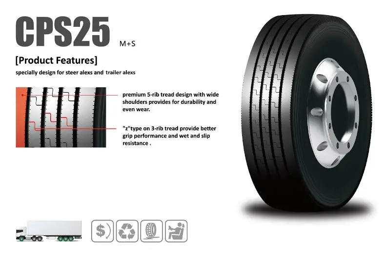 Lanvigator Compasal Aplus brand 11R22.5 12R22.5 255/70R22.5 all steel radial truck tires all position TBR heavy duty truck tires