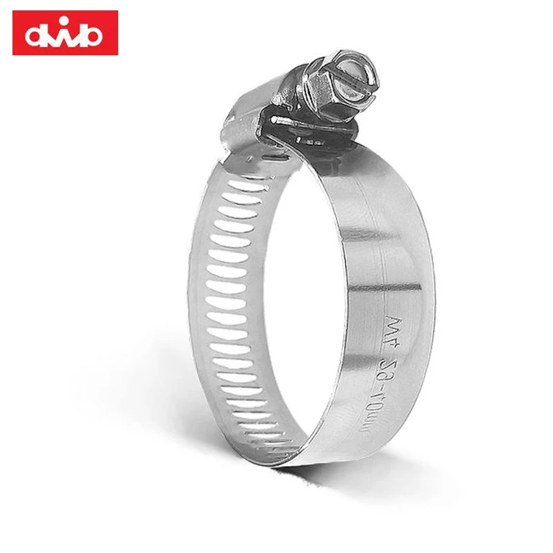 dwb Brand SS304 12.7x0.6mm Stainless Steel Banding Metal Strapping Hose Clamps worm gear fuel line pipe clip hose clamp
