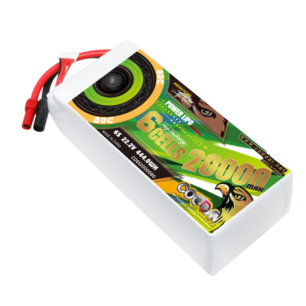 CODDAR 6S 20000 мАч 22 2 В 80C XT150 штекер RC LiPo батарея большой FPV Дрон сельскохозяйственный Квадрокоптер БПЛА самолет