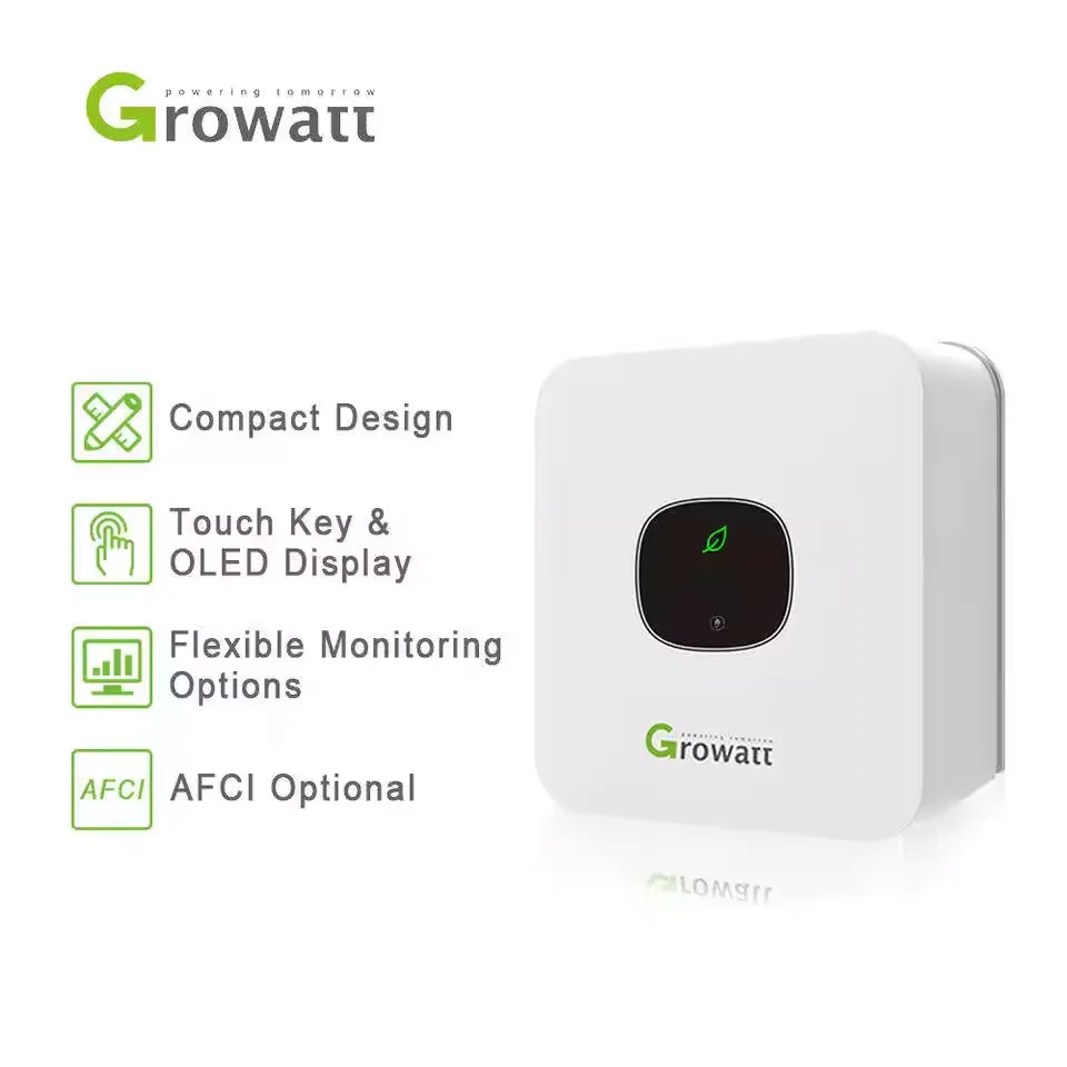 Growatt MIC 3000TL-X  3kw single phase on grid solar inverter for pv system