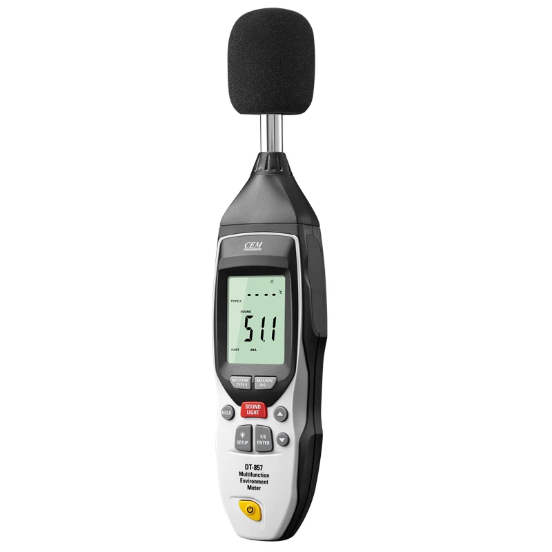 CEM DT-857 Portable High Sensitivity Wind Speed Gauge Meter Measure Anemometer