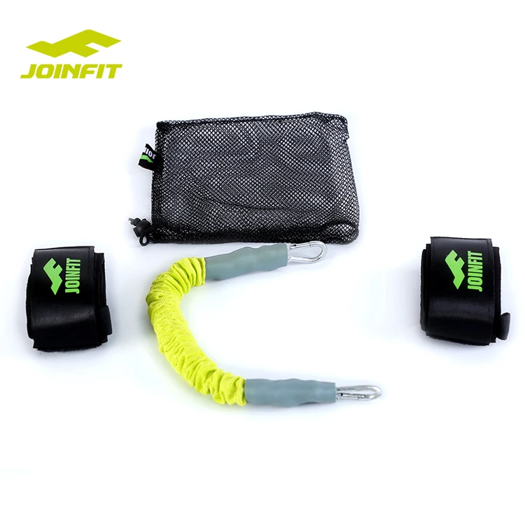 JOINFIT Vertical Leg Resistance Jump Trainer Foot Straps/ Jumping nylon sleeve Resistance Band