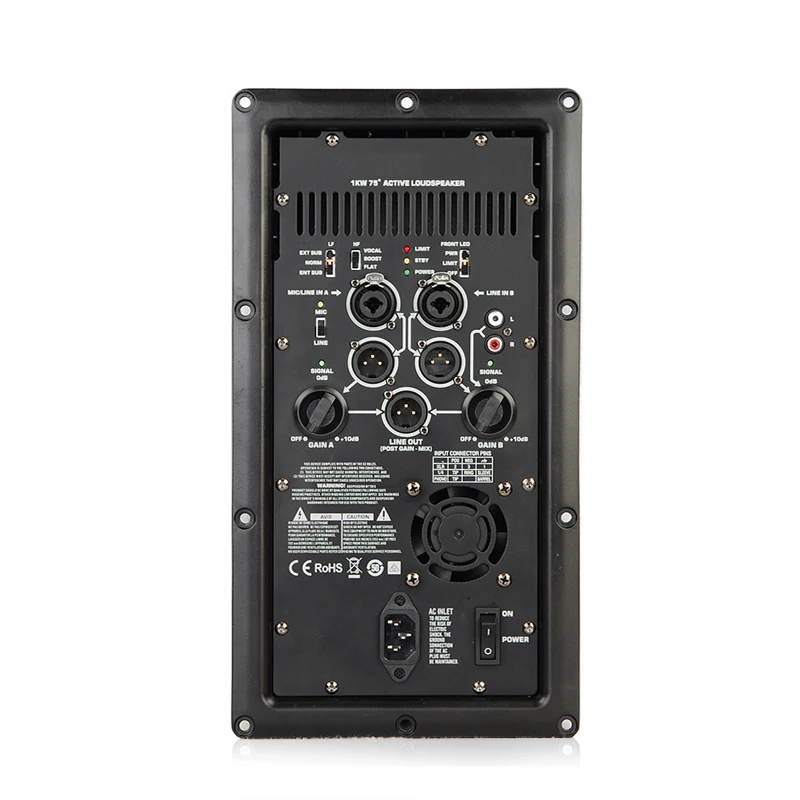 Professional Power Module 1000-watt Continuous Class D Power Amplifier For Speaker