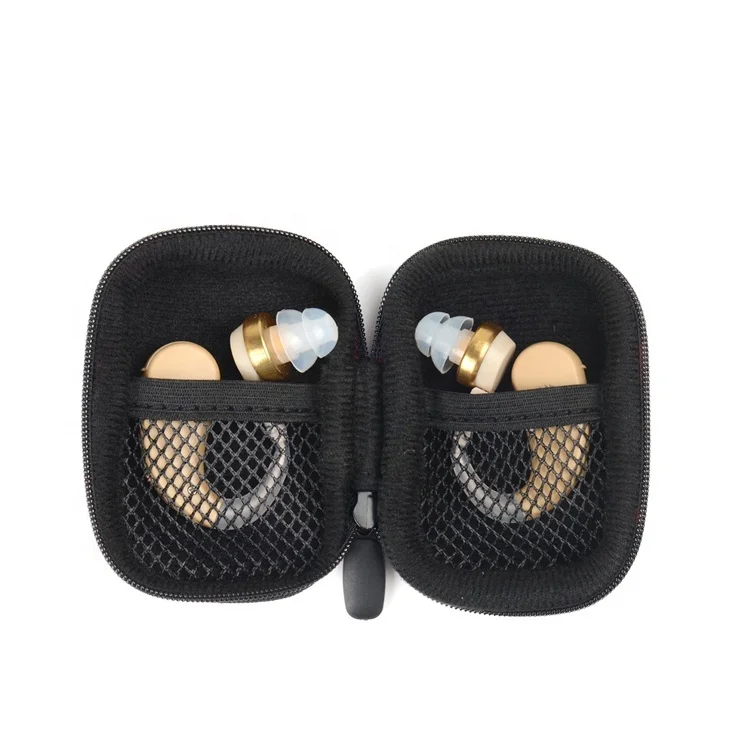 Hearing Aid Storage Case Small Portative Carry Case Hearing Aid Case Holder for Hearing Aids Outdoor Travel