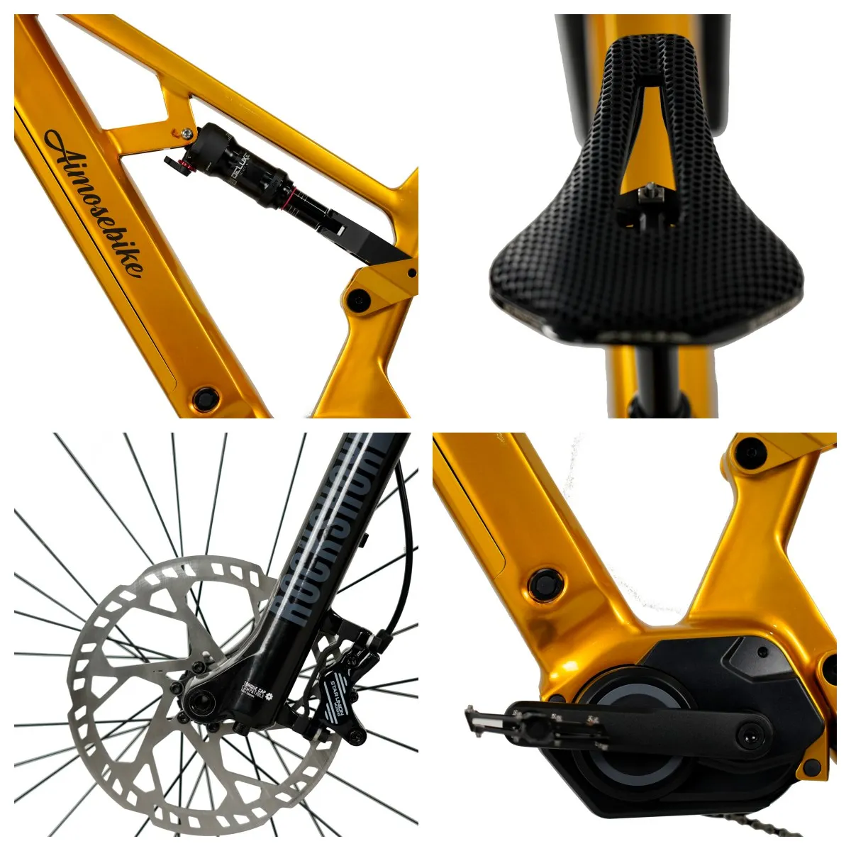 29' 27.5' Dual Suspension Mid Motor 500w Emtb Enduro Mtb Frame Full Suspension Electric Mountain Bike