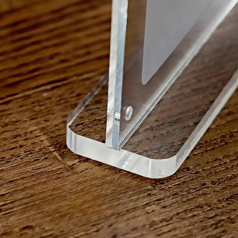 A4/A5/A6 Menu Stand Price Top Quality Different Size Acrylic Tabletop Menu Display Stand plastic sign holders