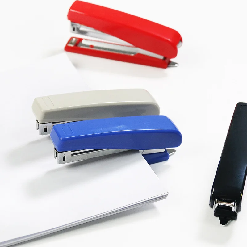 Customized Office Stapler Medium-Sized Labor-Saving Binding Machine Metal Portable Standard Durable Effortless Stapler