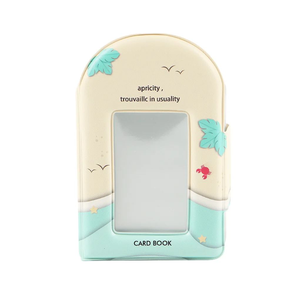 2023 new design handmade cheap small white luxury transparent plastic sheets photo albums Card Binder Pokemoned Card Binder