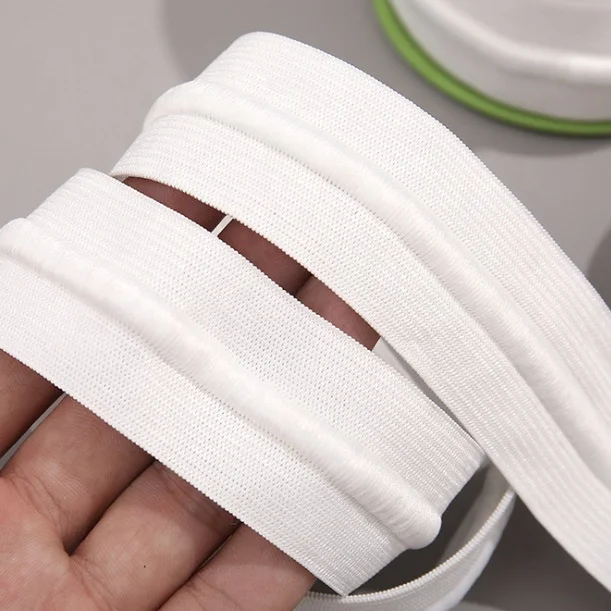 5cm Knitted Elastic Band with draw cord inside for sport wear