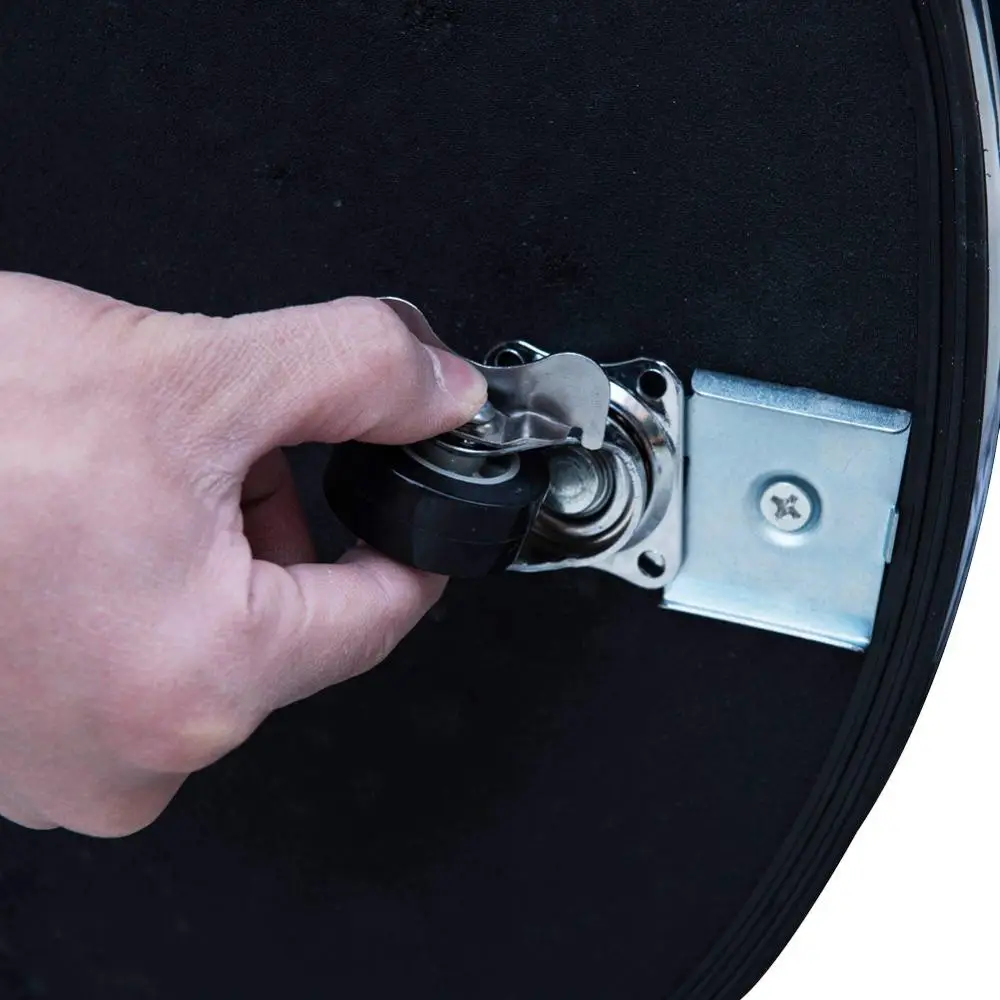 Danlong Hot Selling 55lbs Heavy Duty Stand Concrete Outdoor Patio Umbrella Base with 4 Wheels for Garden Courtyard