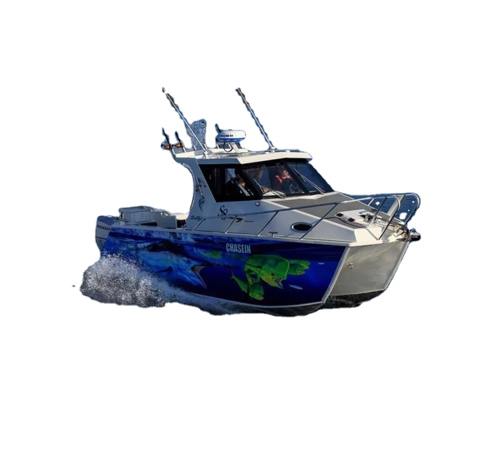 CE certificate 6.9m aluminum catamaran fishing boat for sale