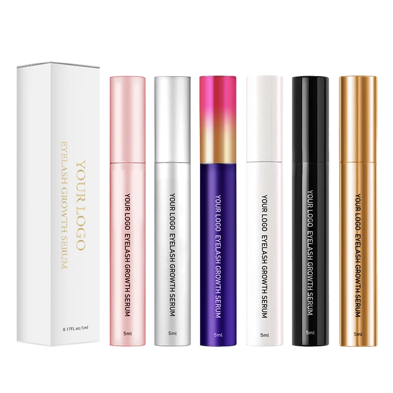 Vegan eyelash growth serum women beauty oem growth eyelash serum