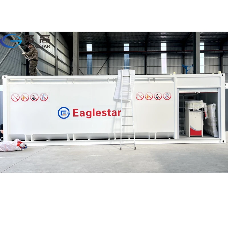 Explosion Double Walled Self Bunded Tank Mobile Fuel Storage Tank Container Diesel Station