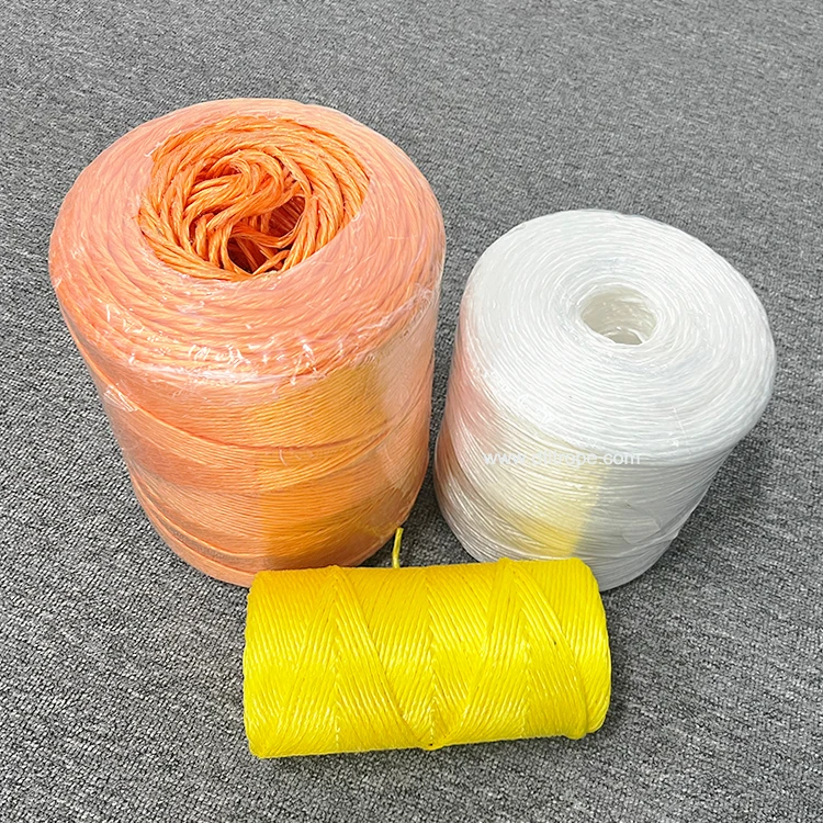 Hot Sale Customized Size UV Treated Agriculture Packing Fibrillated Hay Plastic Polypropylene PP Raffia Twine Baler Rope 2mm 3mm