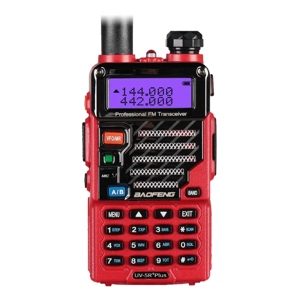 Baofeng оригинальный UV5R + плюс иди и болтай Walkie Talkie “иди Dual Band 136-174 МГц 400-520 Портативный BF UV-5R двухстороннее радио Pofung