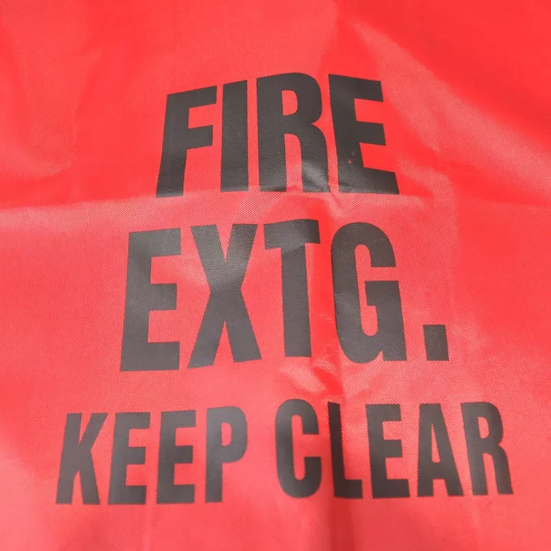 PVC Cover for 50kg wheeled  fire extinguisher  with highlight handle