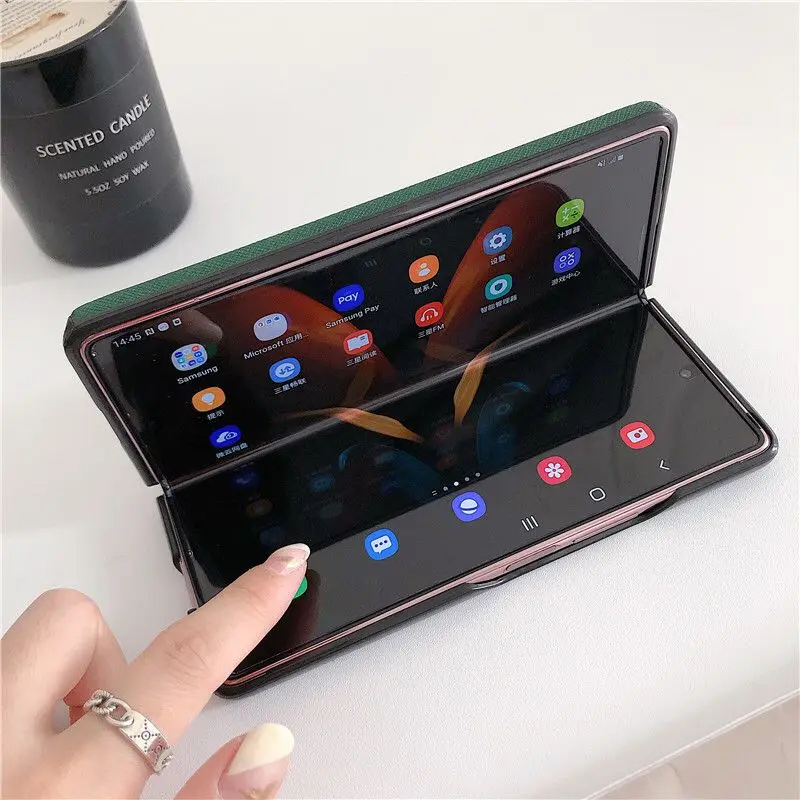  Чехол-книжка из искусственной кожи для Samsung Galaxy Z Fold