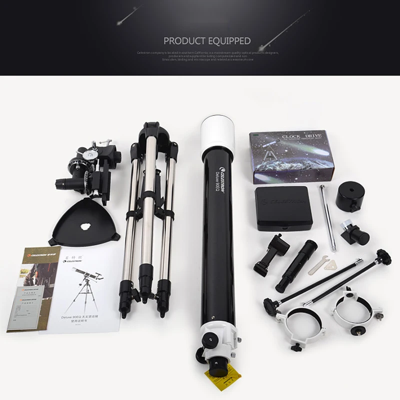 celestron telescope 90dx Astronomical telescope deluxe 90eq Adult major monocular 81064