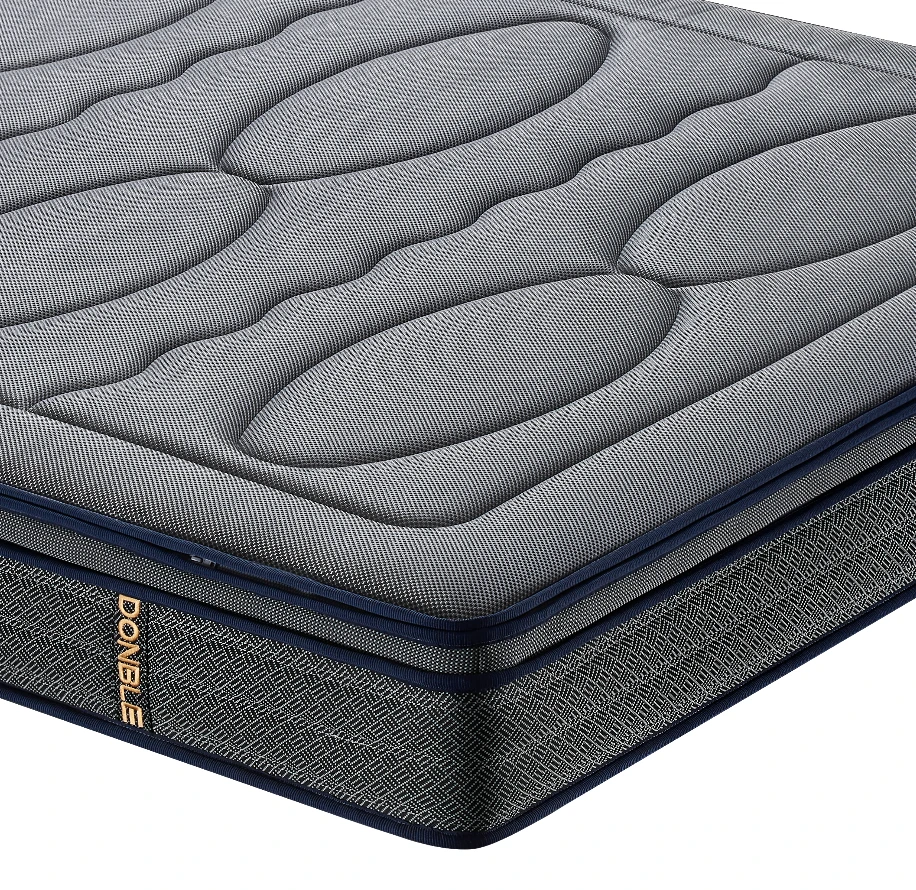 Luxury Comfortable 3D Materials YKK Zipper Memory Foam Interlocking Spring Mattress