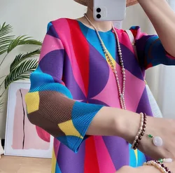 2021 New Trending Geometry Casual Sleeveless plus size women Dress