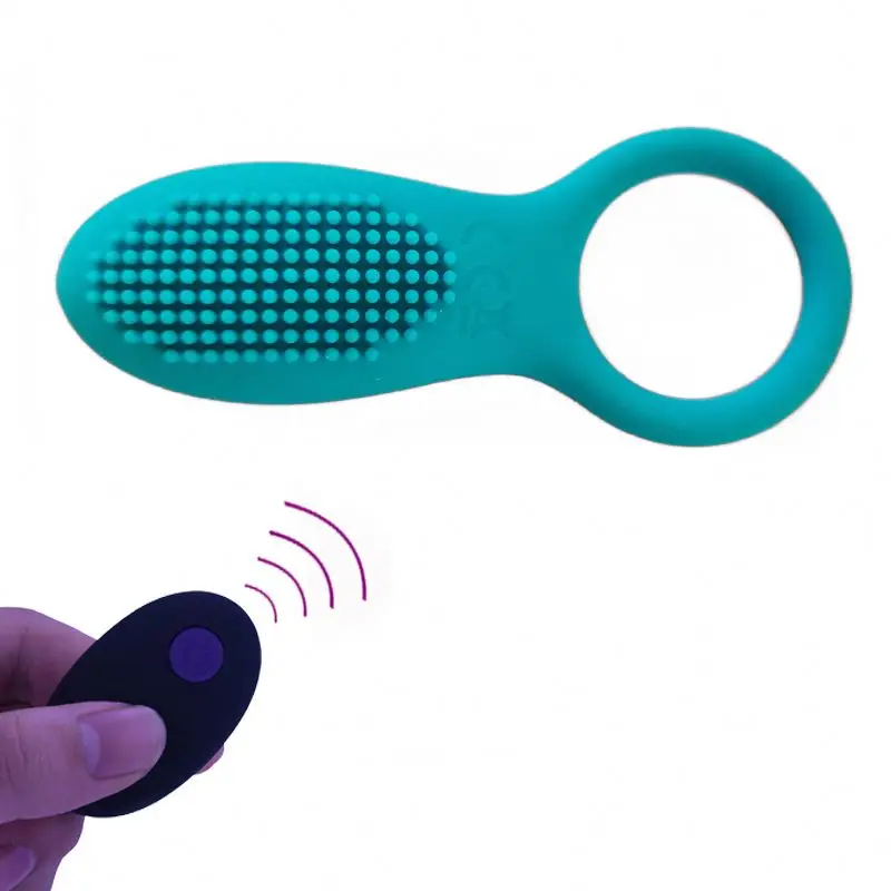 Hot sale prostate vibration wireless remote control delayed ejaculation cock ring male silicone sperm lock ring