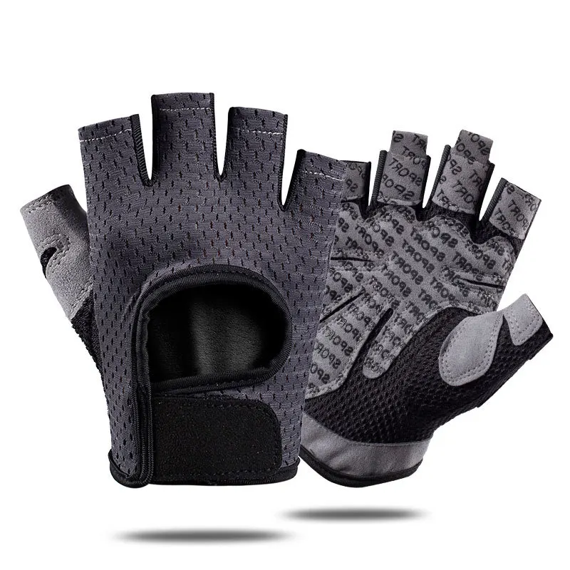 Half Finger Workout Gym Fitness Weight Lifting Gloves For Men Women