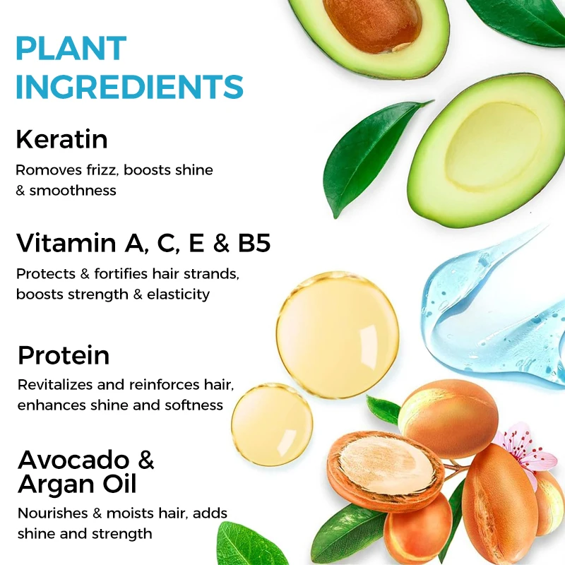 Qquaker Wholesale Custom Frizzy Damaged Hair Loss Treatment Serum Vitamin C E Oil Capsules For Hair Smooth Silky