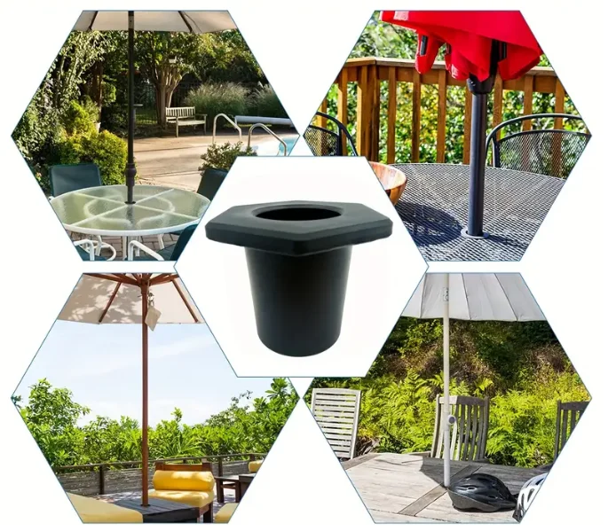 Umbrella Cone Wedge For Patio Table Hole, Patio Table Replacement Glass Umbrella Stand, Table Patio Umbrella Replacement Part