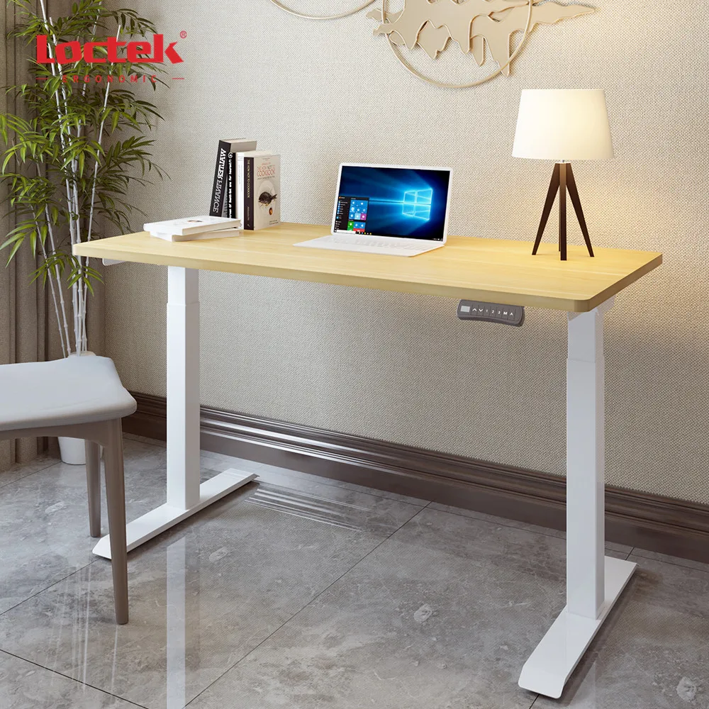 
Quick Install Dual Motor Height Adjustable Sit Standing Computer Home Office Desk Loctek ET123-KZ01 