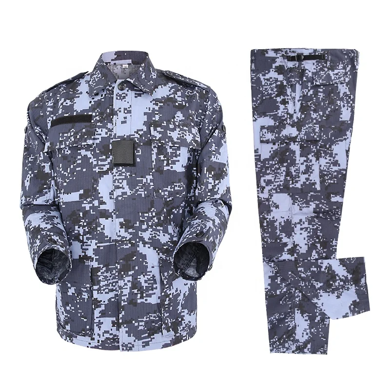 KMS High Quality Wholesale BDU Combat Guard Uniform Tactical Clothing Uniform Camouflage Tactical Uniform