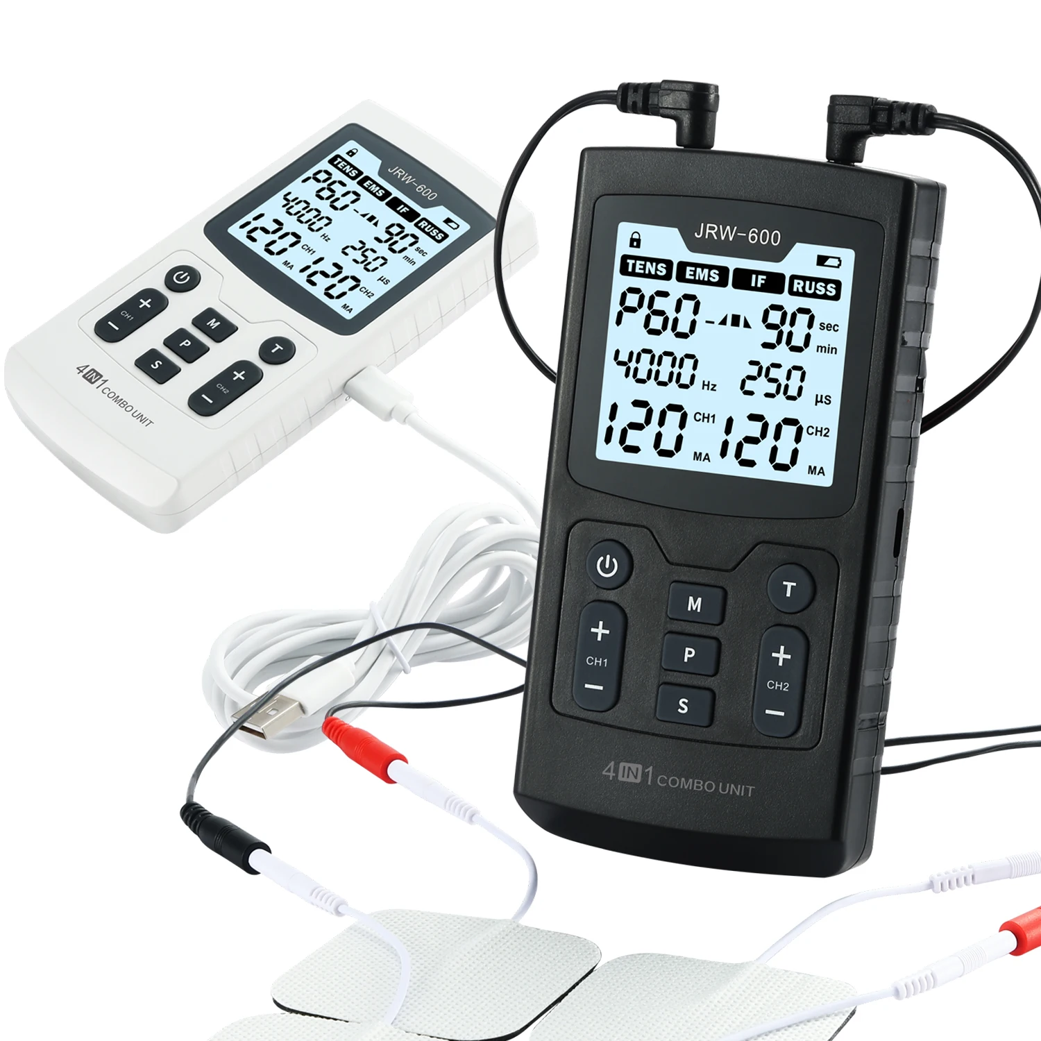 Ems Machine Tense Unis Interferential Therapy Russia Current With Usb Cable For Pain Relief Muscle Training