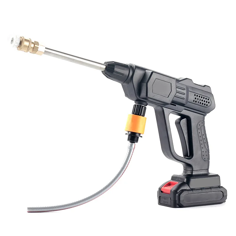 Mobile Handheld Cordless Car Wash Machine Rechargeable Battery Powered Washer with Foam Generator Car Wash Gun