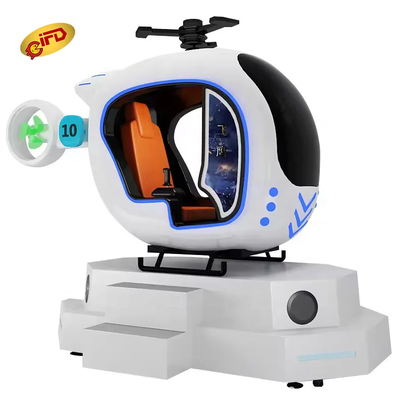 IFD Commercial Virtual Reality Flight Simulator 9D VR Airplane Helicopter Game Machine Equipment For VR Park