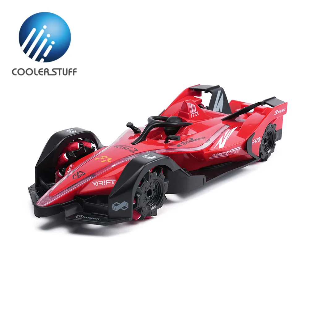 Coolerstuff 3658 F1 child electric car with remote control kids 2.4g rc drift car with spray radio control toys