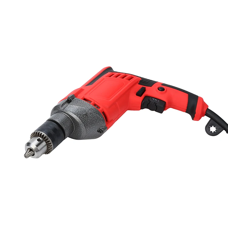 Multi speed regulation and multi-purpose handheld electric drill, home mounted AC electric impact drill for punching holes